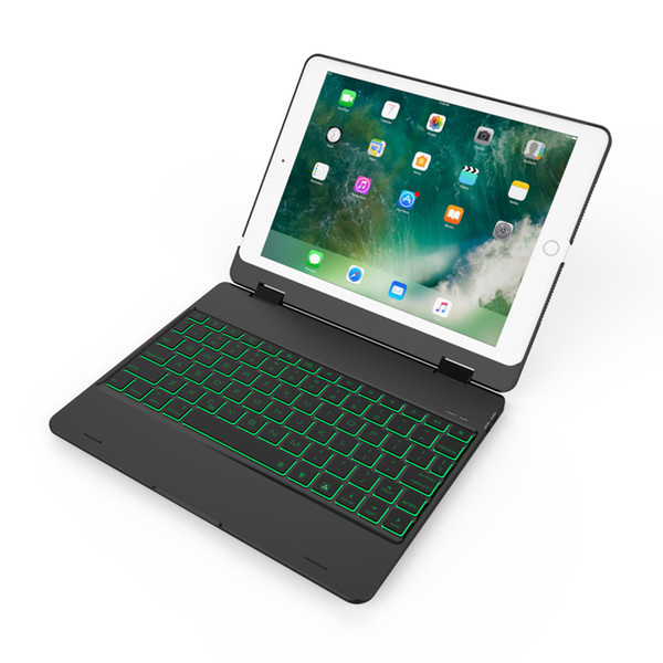 New arrivals Ultra Slim Shell Aluminium Folio Wireless Bluetooth Keyboard Carrying Stand Case Cover for ipad pro9.7