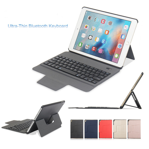 Ultra-Thin Wireless Bluetooth Keyboard Leather Case For For 2017/2018 iPad Pro 9.7 10.5 Air1/2 Mini1/2/3/4