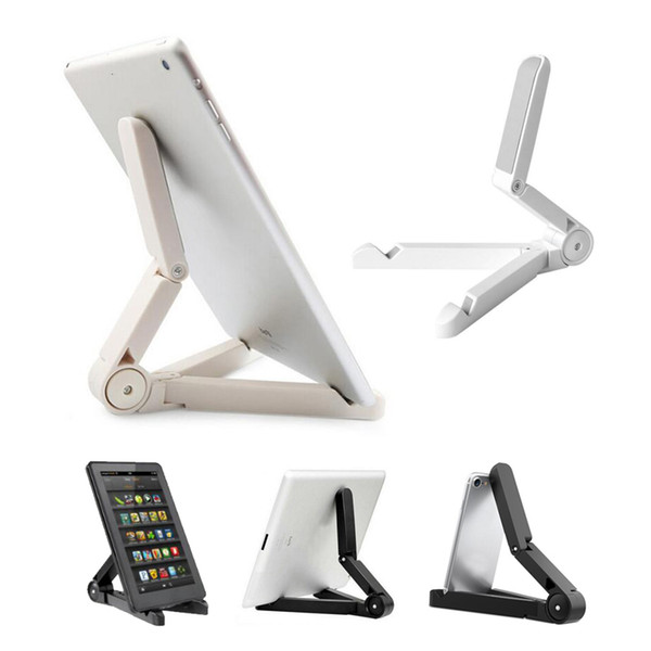 Universal Portable Adjustable Fold-up Stand Holder For iPad mini pro Samsung galaxy tab LG Tablet PC Kindle Fire Asus Retailpackage Soundmae