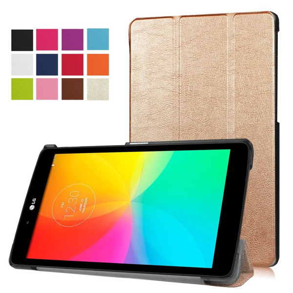 Wholesale-2016 New Flip Cover For LG G Pad 3 iii 8.0 V525 GPAD X 8.0 V521 Tablet funda cases Colorful Painted Leather case +gift