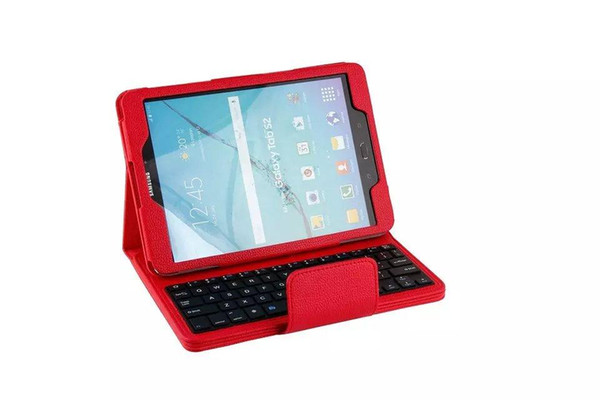 For Galaxy tab s2 T810 Leather Stand case and Detachable Wireless Bluetooth Keyboard for Galaxy tab s2 T810 T815c 9.7inch tablet PC