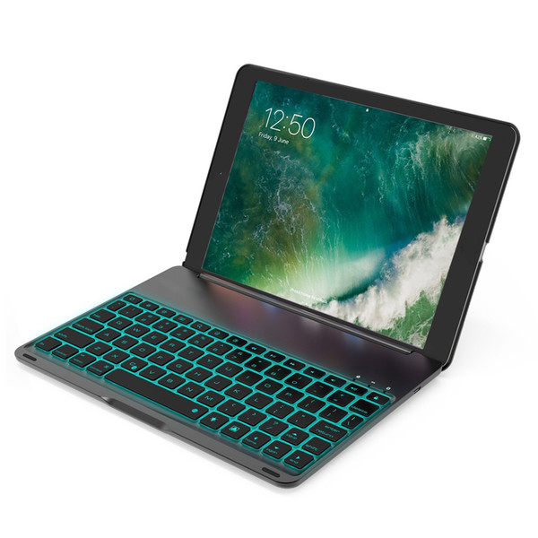 Keyboard With Case For iPad Pro 10.5 Keyboard With LED Backlit Keyboards Wireless Aluminum Case for iPad Pro 10.5 Cover