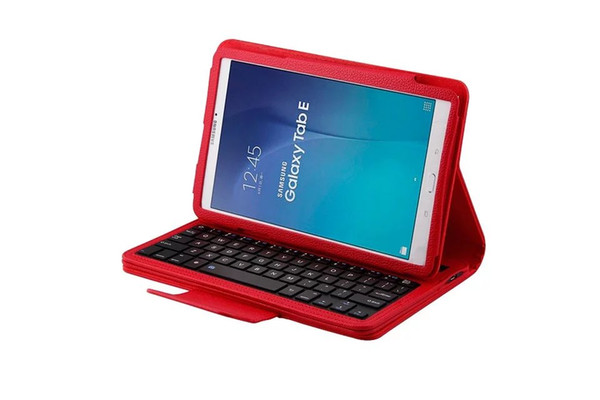 Removable Wireless Bluetooth Keyboard ABS Plastic Laptop Stylish Keys Case For Samsung Galaxy TabE T560 9.6 inch