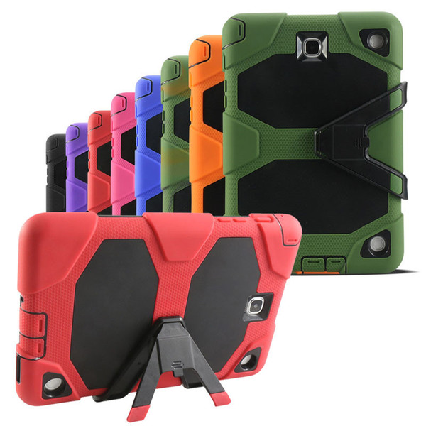 Heavy Duty ShockProof Rugged Impact Hybrid Tough Armor Case For iPad 2 3 4 5 6 Mini Samsung Galaxy Tab 3 4 P3200 P5200 T330 T230 PCC067