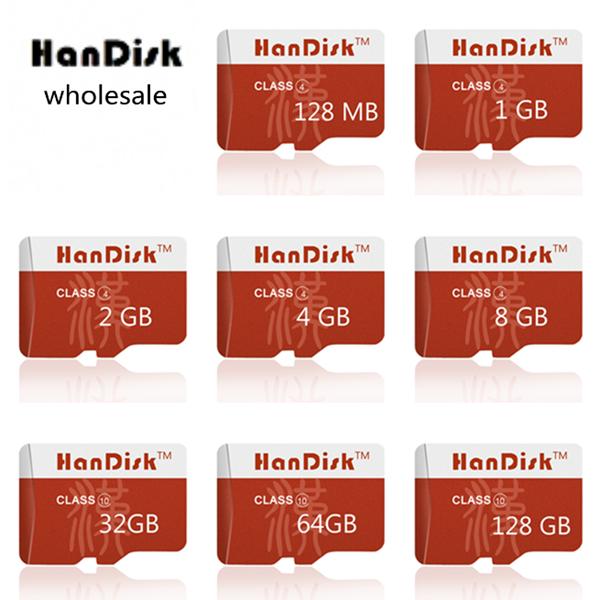 HanDisk Bulk MicroSD 32G 64GB 128GB SDXC Class10 UHS-1 4GB 8GB 16GB c4 Micro SD Card Memory Card Pass h2testw