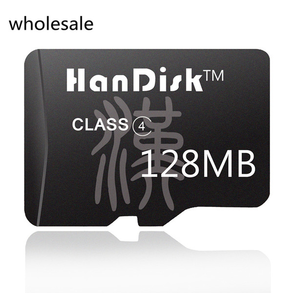 HanDisk Black Class4 128MB Black Micro SD Card wholesale Quality Memory Card SDXC CE FCC certification TF Card 10-100pcs/lot