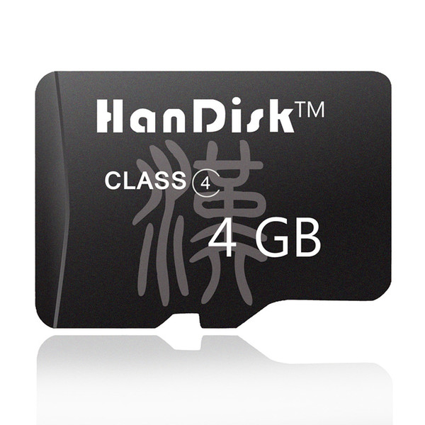 HanDisk Black Class4 4gb Micro SD Card SDXC 4GB CE FCC certification TF Card Microsd 4G Memory Card