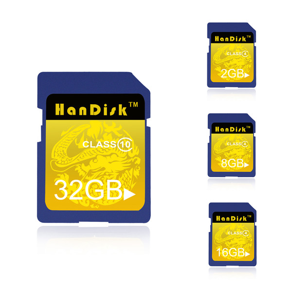 HanDisk 100% Real Capacity SD Card 16GB 32GB SDHC 64GB 128GB SDXC UHS-I U3 Flash Memory SD Card Class10 SD Card Flash Memory