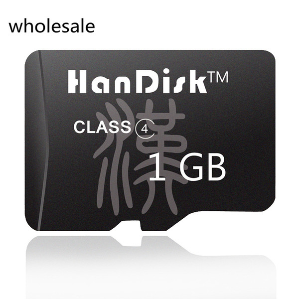 HanDisk 1GB Black Micro SD Card wholesale Quality Memory Card SDXC CE FCC certification TF Card 10-100pcs/lot