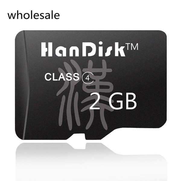 HanDisk 2GB Black Micro SD Card wholesale Quality Memory Card SDXC CE FCC certification TF Card 10-100pcs/lot