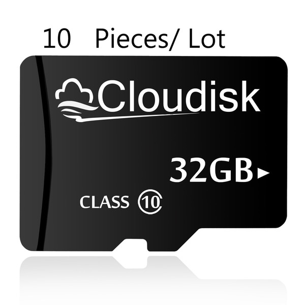 100% Real Capacity 10pcs/lot 32GB Memory cards 32 GB MicroSD Card Class 10 Wholesale Price And CE FCC Certificate