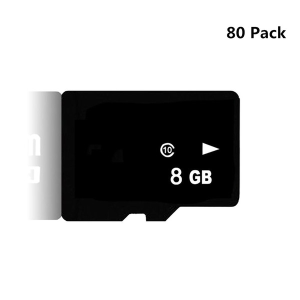 50 Pack Class 10 8GB TF Crad Flash Memory Card Micro SD Card 8GB for Tablet PC Smartphone Camera GPS Speaker Monitoring equipment Drone