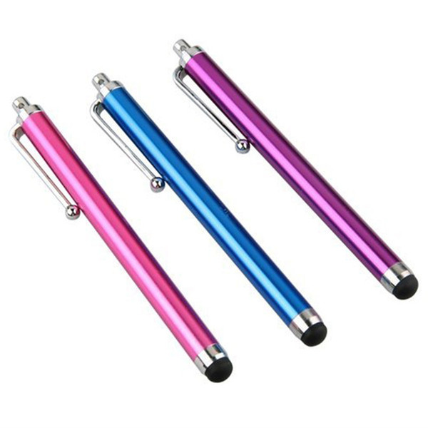 11cm Metal Touch Pen Touch Screen Stylus 3 Blue Color for iPad Kindle Galaxy Tablet Smart Phone Capacitor Stylus Pens