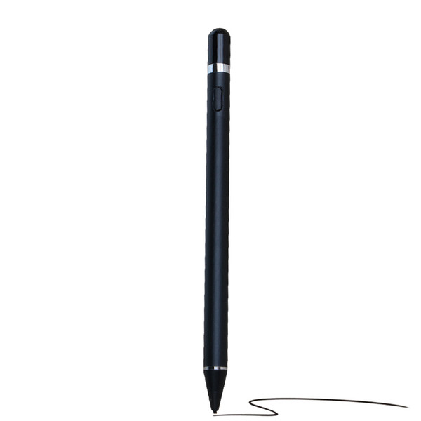 HOT-Capacitive Stylus Press Pen Screen Pencil Portable High Precision 1.45mm Active Tablet Pen Stylish Painting Rechargeable F