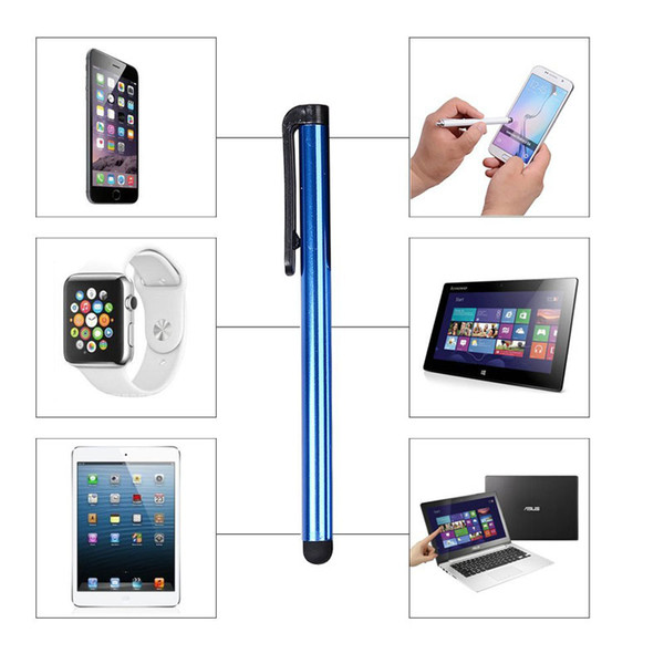 Touch Screen Stylus Pen with Soft Silicone Tips for Metal Clip Stylus Capacitive Touch Screen Pen For ipad Phone/ iPhone Samsung/ Tablet PC