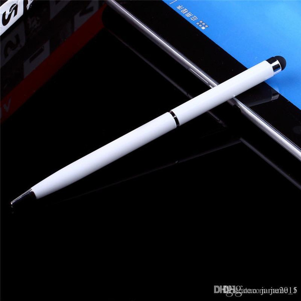 Two Way Use capacitive Touch Pen Ball Point 2 in 1 stylus pen for ipad mini samsung HTC Huawei Nokia Iphone