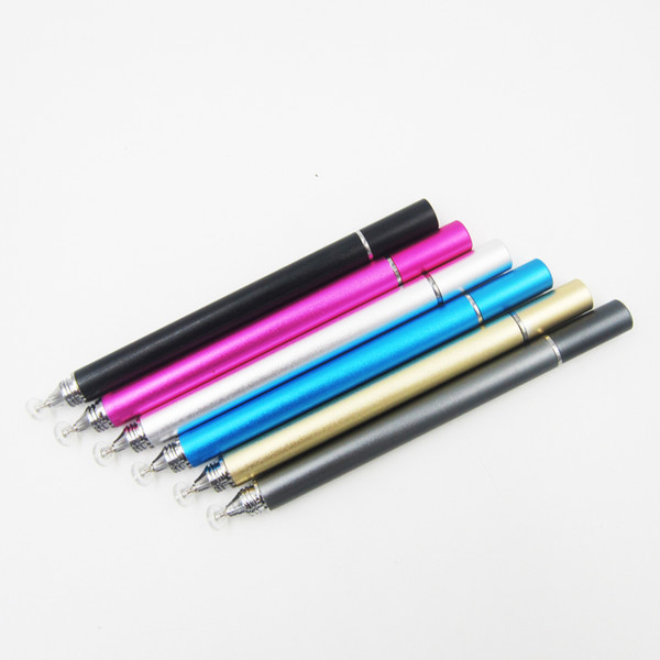 2 in1 Precision Disc Capacitive Resistive Stylus Touch Click Pen Kit Case for Mobile Cellphone Tablet