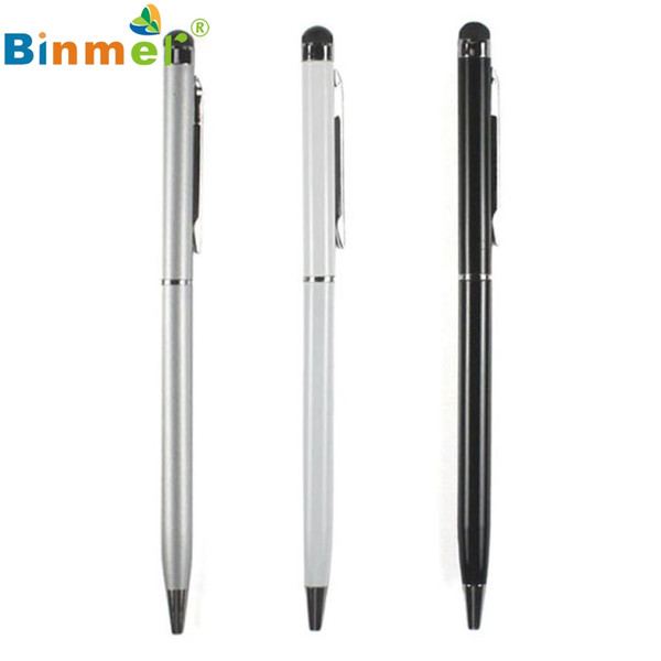 Wholesale-3 x 2 in1 Capacitive Touch Screen Stylus with Ball Point Pen For IPad For IPhone For IPod wholesale