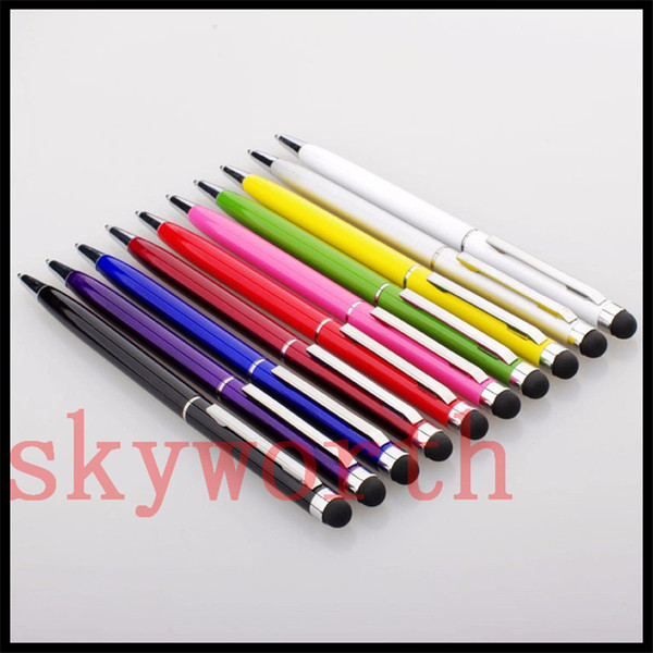 2 in 1 Muti-fuction Capacitive Touch Screen&Writing Stylus and Ball Point Pen for all Smart CellPhone&Tablet