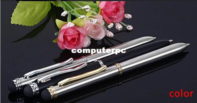 Free shipping 2 in1 Capacitive Touch Stylus Pen and Ball Point pen Clip Design for all Smart phone and tablet SP-06-D