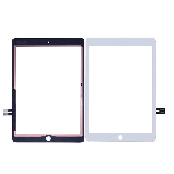 10Pcs For iPad 6 6th Gen 2018 Version A1893 A1954 Touch Screen Digitizer Front Outer Panel Glass Black White 9.7 inch Free DHL