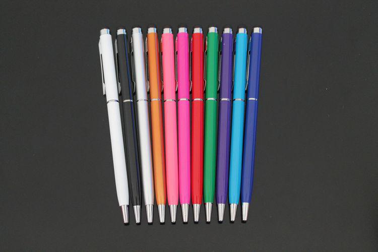 2 in 1 ball pen Capacitive Stylus Touch Pen for iPad iPhone Tablet PC Cellphone with clip via DHL 800pcs/lot;1000pcs/lot