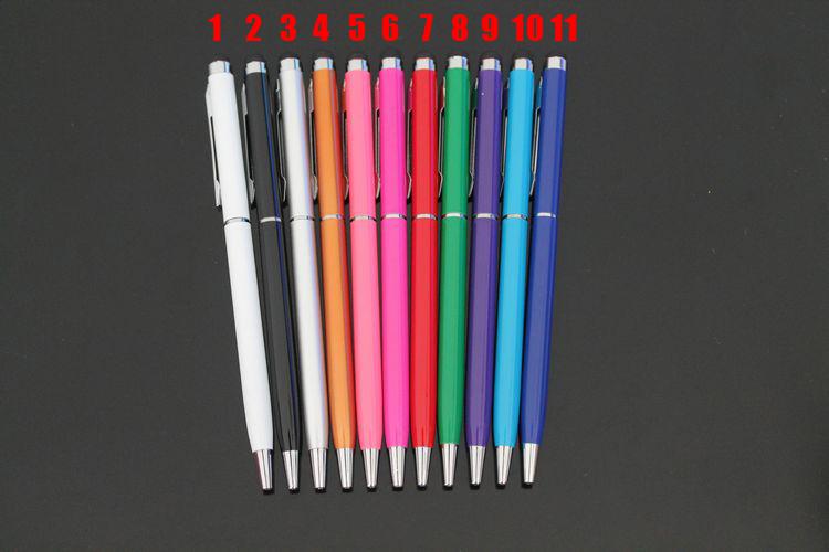 2 in 1 ball pen Capacitive Stylus Touch Pen for iPad iPhone Tablet PC Cellphone with clip via DHL 300pcs/lot;500pcs/lot