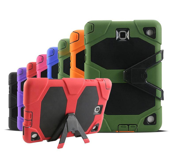 Heavy Duty ShockProof Rugged Impact Hybrid Tough Armor Case For iPad 2 3 4 5 6 Mini Samsung Galaxy Tab 3 4 P3200 P5200 T330 T230 A T350 T550