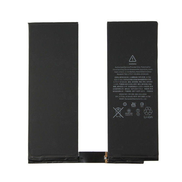 Einpassung For iPad Pro 10.5 inch Internal Battery For iPad Pro 10.5 A1709 A1852 A1798 8134mAh