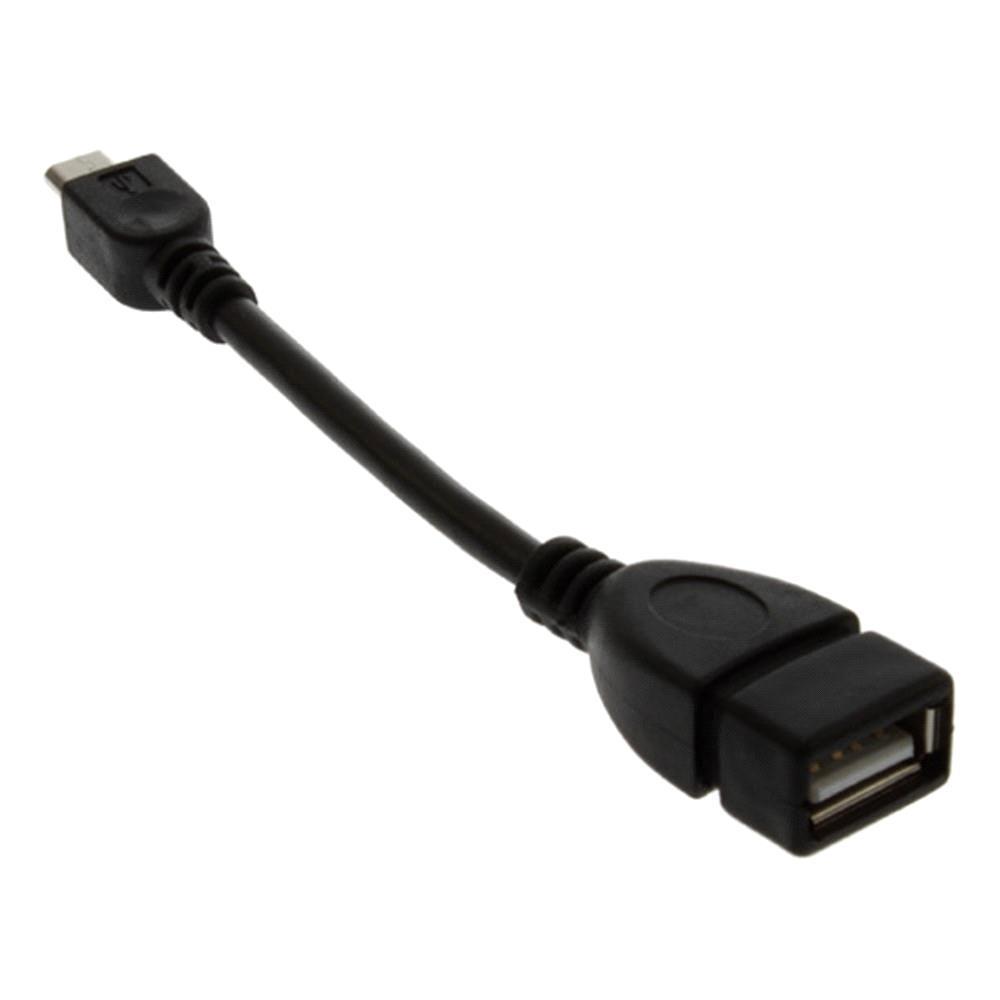 OTG Cable Micro USB Mini USB 2.0 B Male to A Female tablet pc Freeshipping Retail