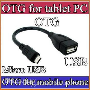 DHL 300pcs Micro-USB Male to USB 2.0 Female Host OTG Adapter Cable A13 A23 C-PS