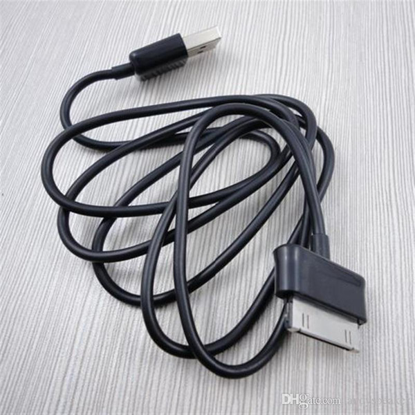 For Samsung P1000 Sync Data Charging Cable USB 1M-3FT for P7500 P6800 Tablet Black 100pcs/up