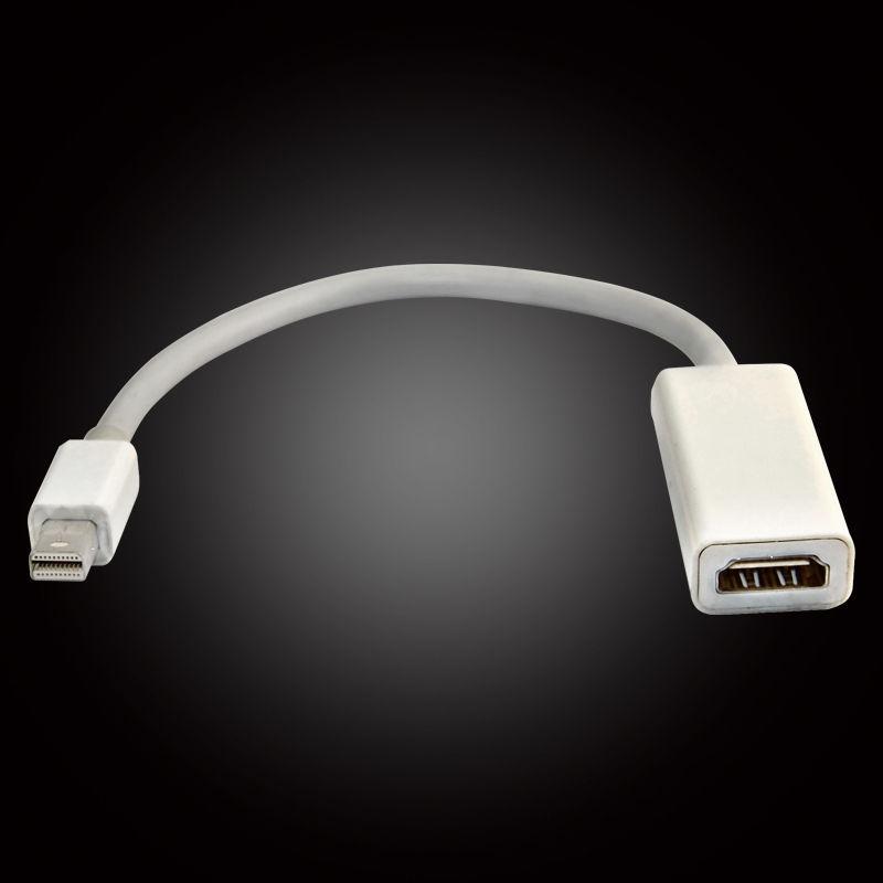 Free DHL new 15CM Mini DisplayPort Display Port DP Thunderbolt to Female HDMI HD TV Adapter Cable For Apple iMac Mac Mini Mac Pro MacBook