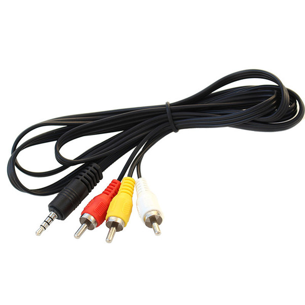 3.5mm Jack to 3 x RCA Phono Lead Audio / Video AV Cable