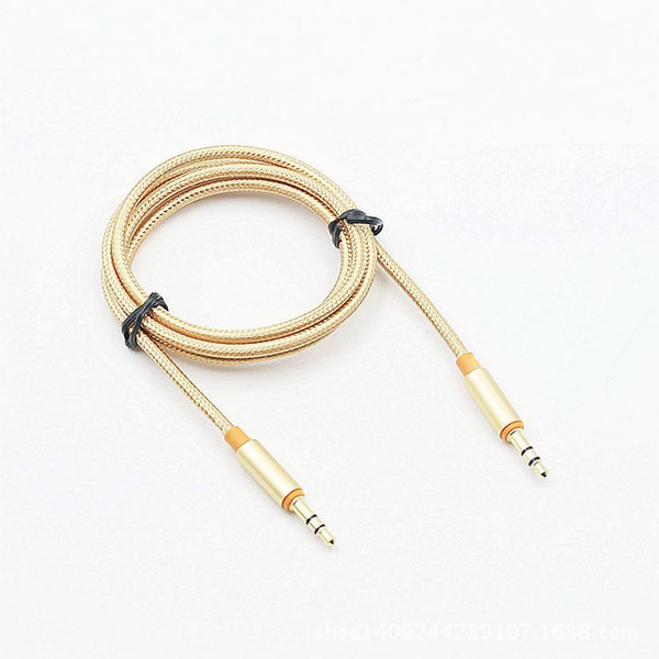 ITUF 1m Newest AUX Cable Car for Smart Phone 3.5mm Male to Male Stereo Flat Audio Cable 3.5 jack to jack Headphone Speaker