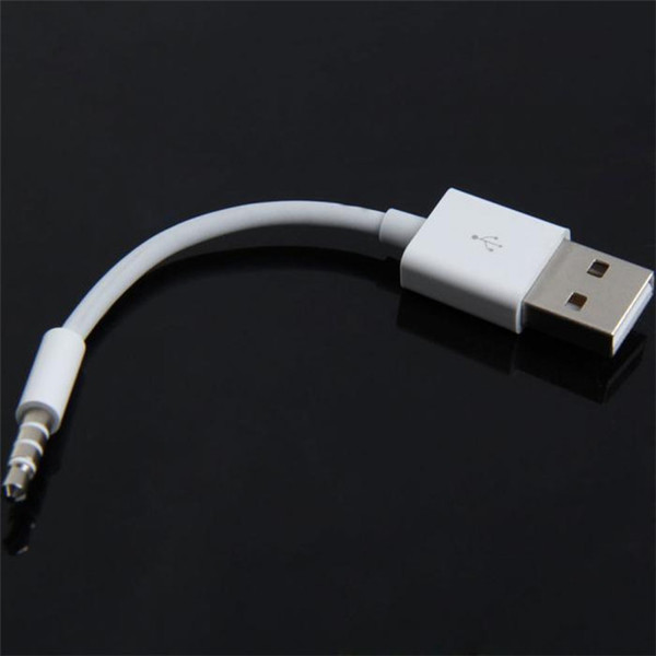 Charger Data 3.5mm Audio to USB Sync Audio Cable for iPod Shuffle 3rd 4th Gen TH88