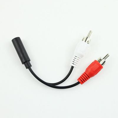 ITUF Adapter Dual 3.5 MM Headphone Plug Audio Flat Cables Splitter Microphone 2 in 1 Swivel Connector For Speaker Microphone