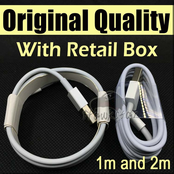 Original Quality 1M 3Ft 2M 5FT Micro USB Cable Sync Data Cable Charging Cords With Retail Box For Phone Samsung Galaxy S6 S7