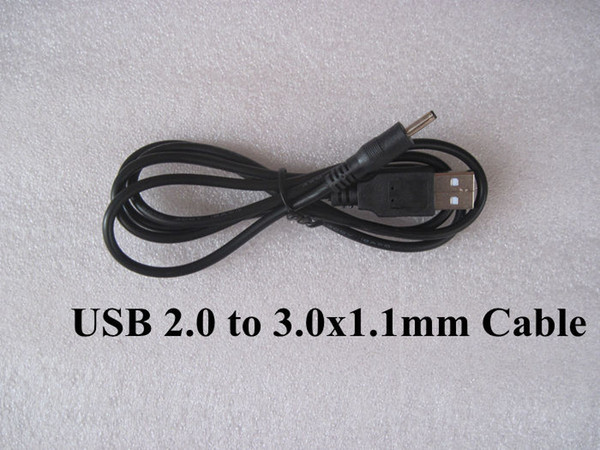 1000pcs USB Lead Charger Cable USB 2.0 to DC 4.0x1.7mm 3.0x1.1mm 2.5x0.7mm 3.5x1.35mm 5.5x2.1mm 5.5x2.5mm Power Cable USB Charging Cable 1m