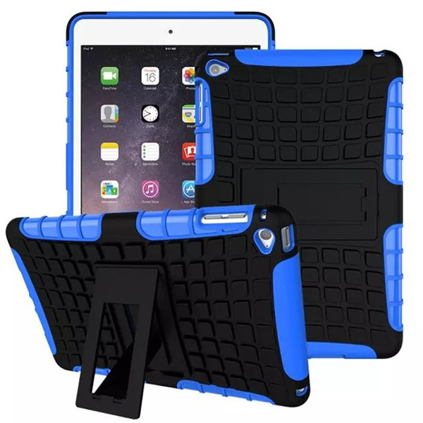 2 in 1 Defender Rugged Armor Case Tablet Cover for Ipad Mini 1 2 3 4 With Stand Kickstand Shockproof Shell Skin