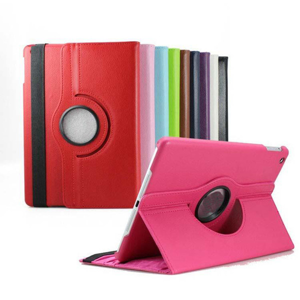 For ipad case 360 Degree Rotation smart Stand PU Leather For ipad air2 Case Cover For ipad5/6/mini4 Retina For Samsung galaxy Tab Free Ship