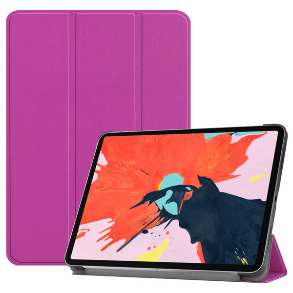 Magnetic Smart Case for iPad Pro 12.9 2018 Cover Trifold Stand Magnet Case Auto Sleep/Wake pu leather Cover for iPad Pro12.9