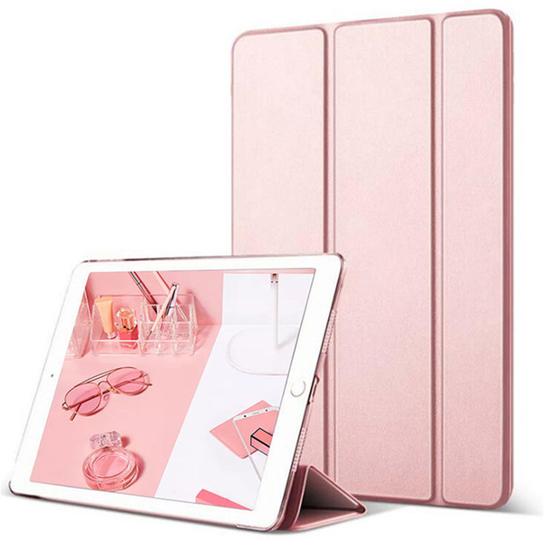 Ultra thin Auto Sleep Smart Filp Hard PC Back Cover for iPad 2 3 4 5 6 Air 2 mini 3 4 Pro 12.9 11 10.5 9.7 2017 2018 Opp