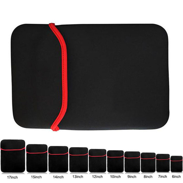 High Quality 6-17 inch Neoprene Soft Sleeve Case Laptop Pouch Protective Bag for 7