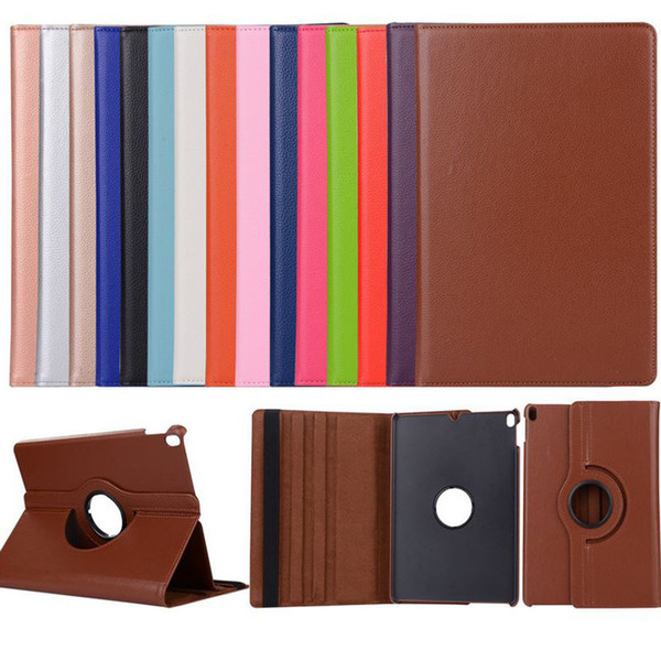 360 Degrees Rotating Leather Case Back Cover For Ipad 10.5 Pro 9.7 2018 Smart Tablet