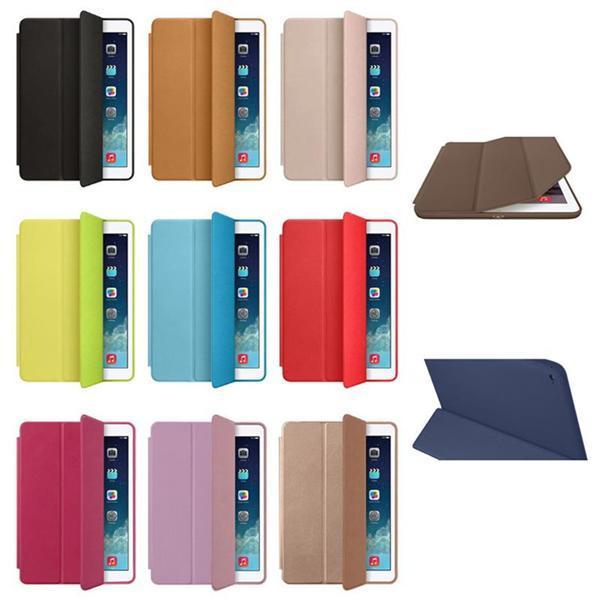 For iPad Apple Smart Case for iPad Air/Air 2 iPad 2/3/4 Mini 2/3/4 Colorful Case with Package 20pcs/up