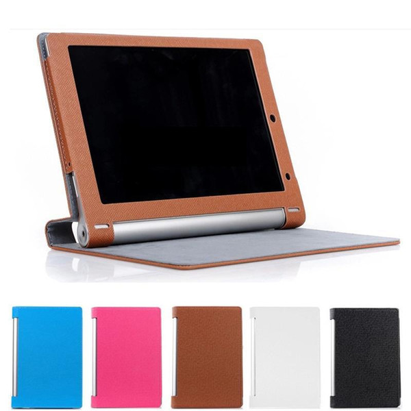 Folding Folio PU Leather case for Lenovo Yoga tablet PC B8000 10.1 inch cover Magnetic bag