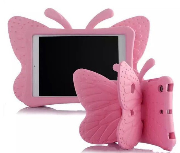 3D Butterfly Kids' Case for Apple iPad 2 3 4 9.7 inch EVA Shock Proof Stand Cover with Handle Kids Friendly LLFA