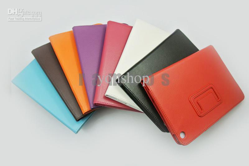 PU Leather Case Cover Flip Stand with Wake/Sleep Function for ipad mini