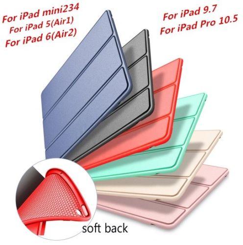 Silicone Smart Case New iPad Back Cover Magnetic For iPad Mini Air 2 Pro 10.5